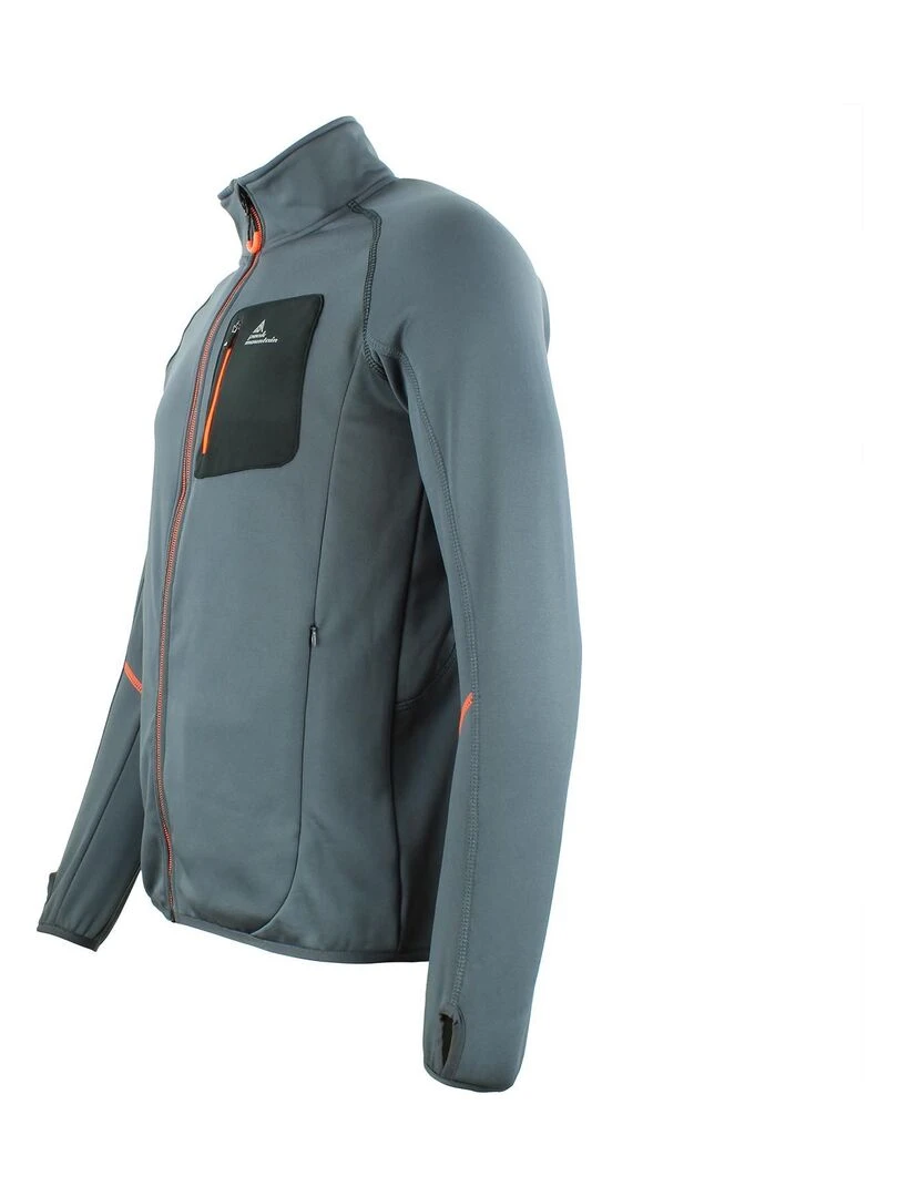 Blouson polarshell homme CEMARO   PEAK MOUNTAIN   Gris