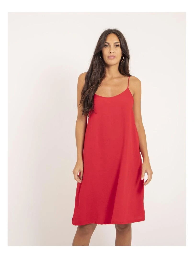Robe courte IZOLDA Rouge