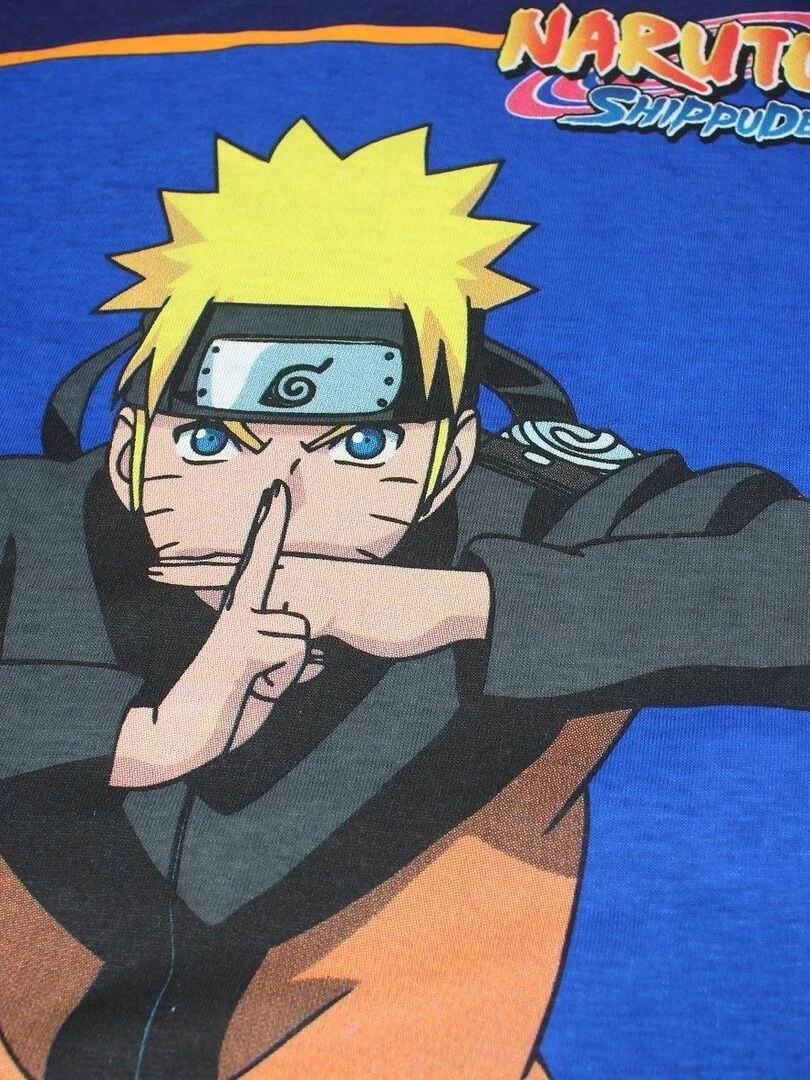Naruto   Ensemble ​​T shirt short garçon Imprimé Naruto   Bleu