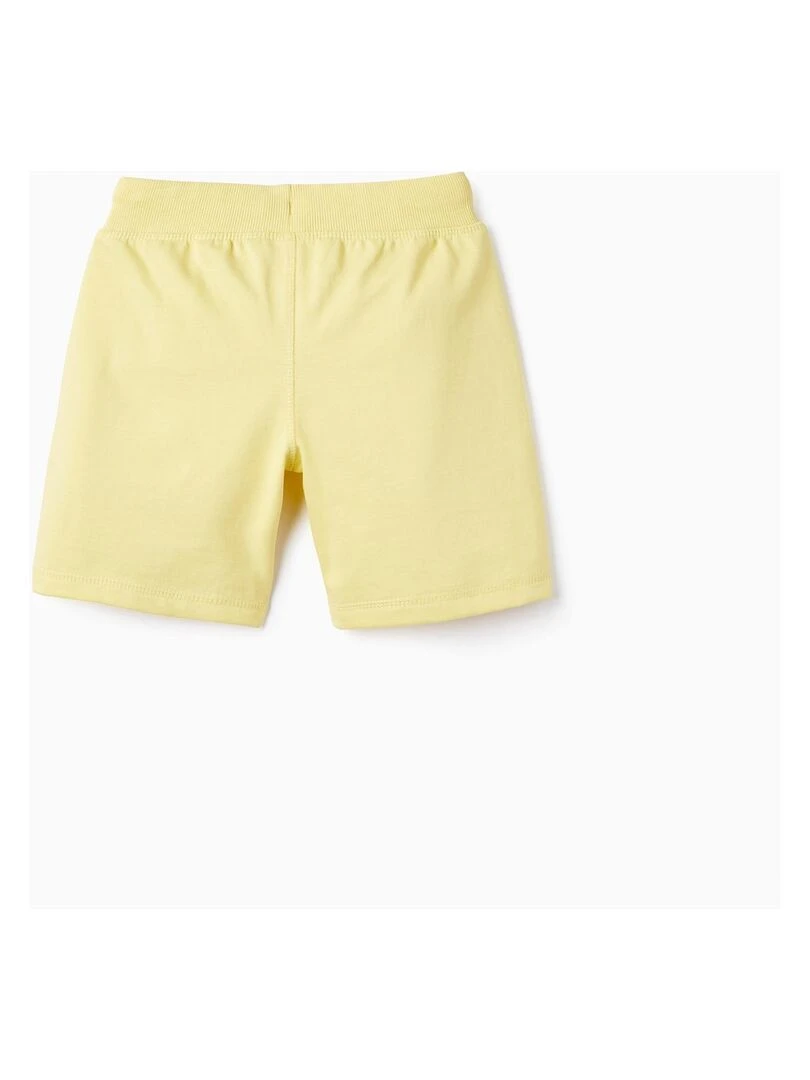 Short en Coton pour Garçon EXPLORING AUSTRALIA Jaune