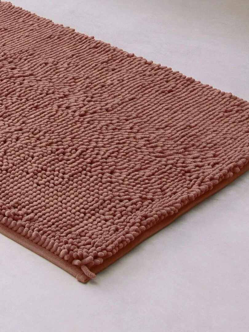 Tapis de bain mèche uni 'ESSENTIAL' 'TODAY'   Rouge