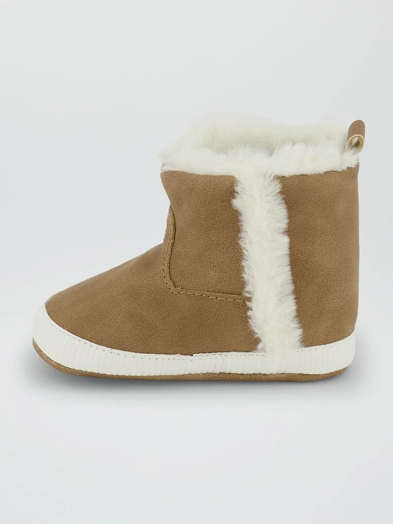 Bottines fourrées   Beige