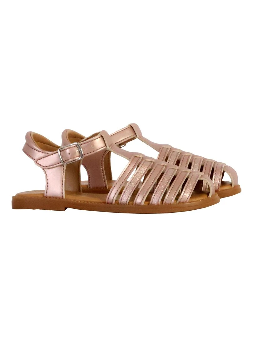 Sandales Cuir Enfant Geox Karly   Rose