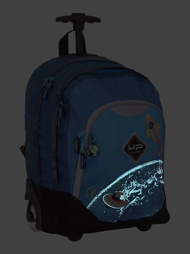 BODYPACK Sac à dos à roulettes 44 cm Objectif Lune   Bleu