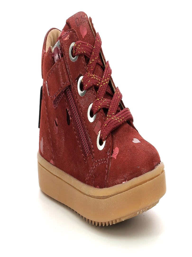 Baskets Hautes Fille Aster Wouhou Rouge