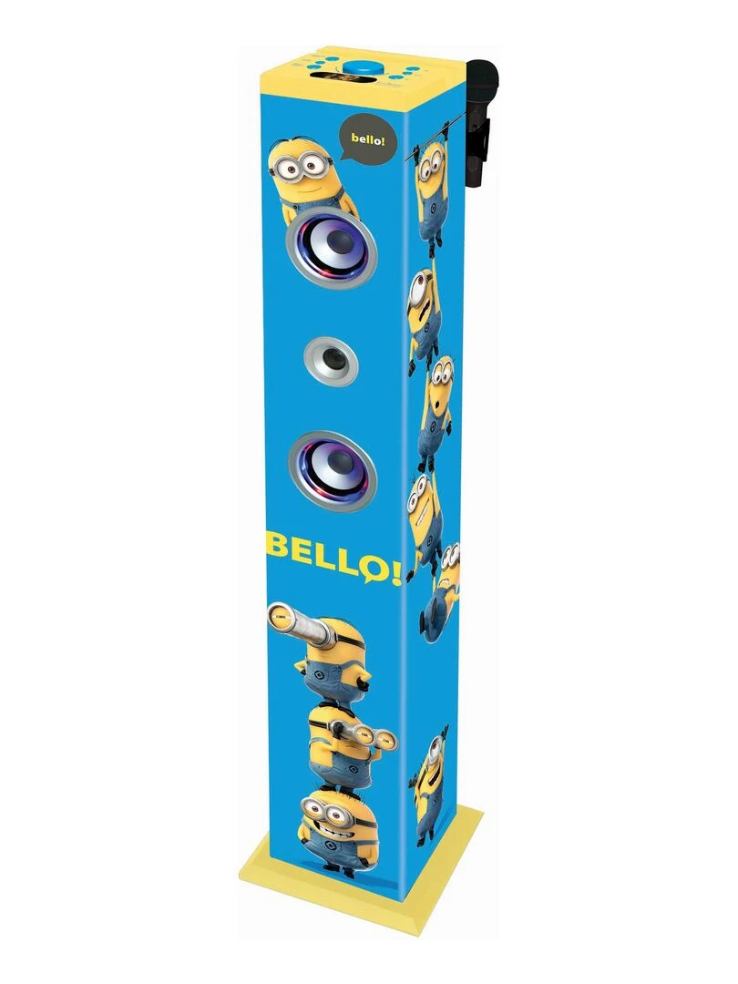 Puissante Enceinte Lumineuse Bluetooth® Micro Et Fonction Changement De Voix Les Minions N/A