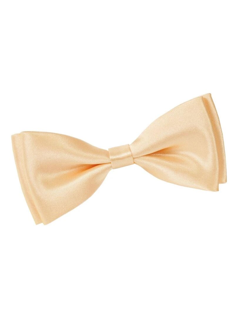 Noeud Papillon Satin Fabriqué en Europe Beige