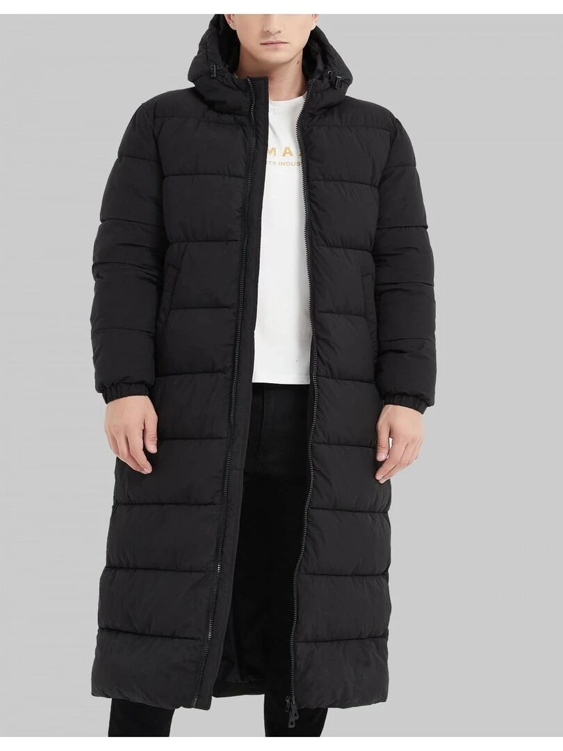 doudoune longue Kebello Noir Noir