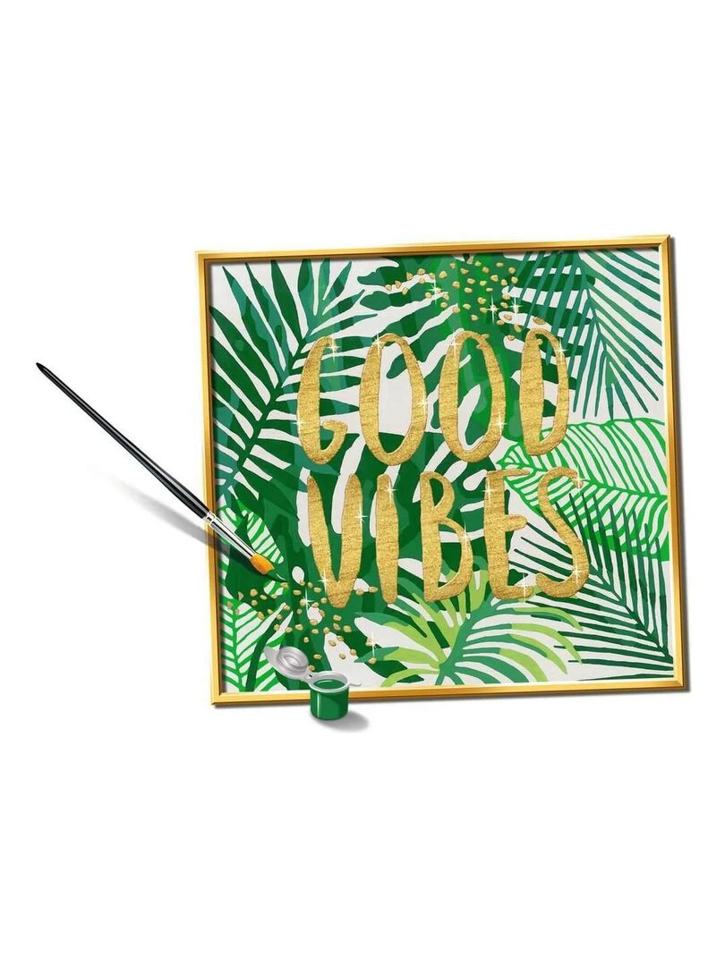 CreArt Peinture au numéro : Carré   Good vibes   N/A