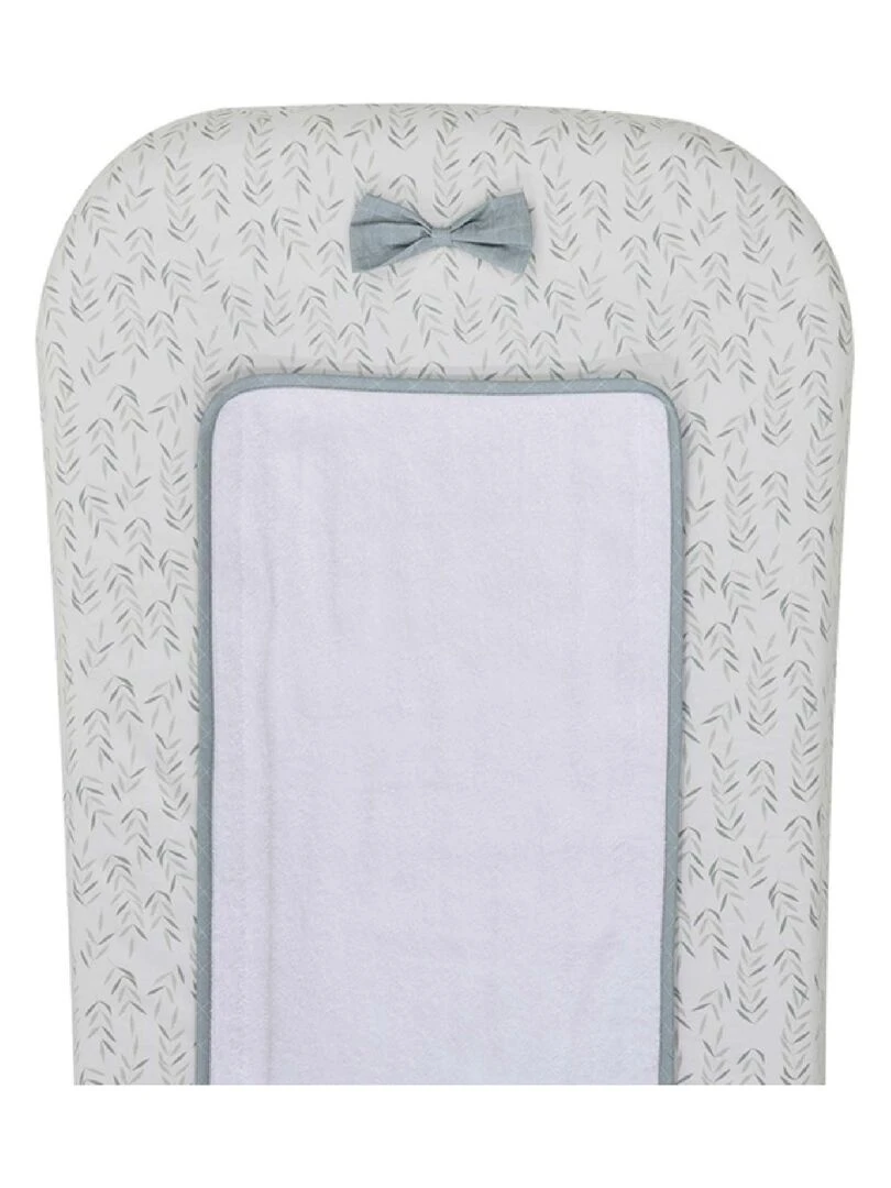 Matelas à langer à liens esprit nature Blanc