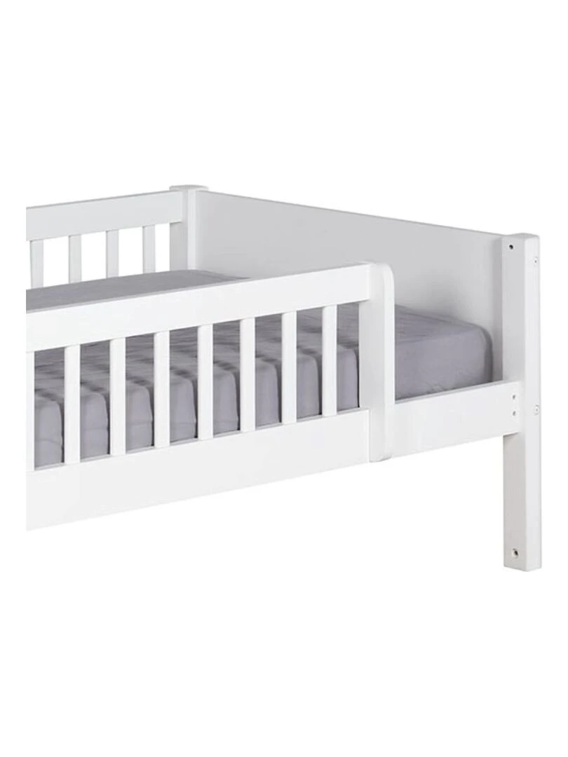 Lit enfant avec barrières Victoria AKITEN RETAIL Blanc Blanc