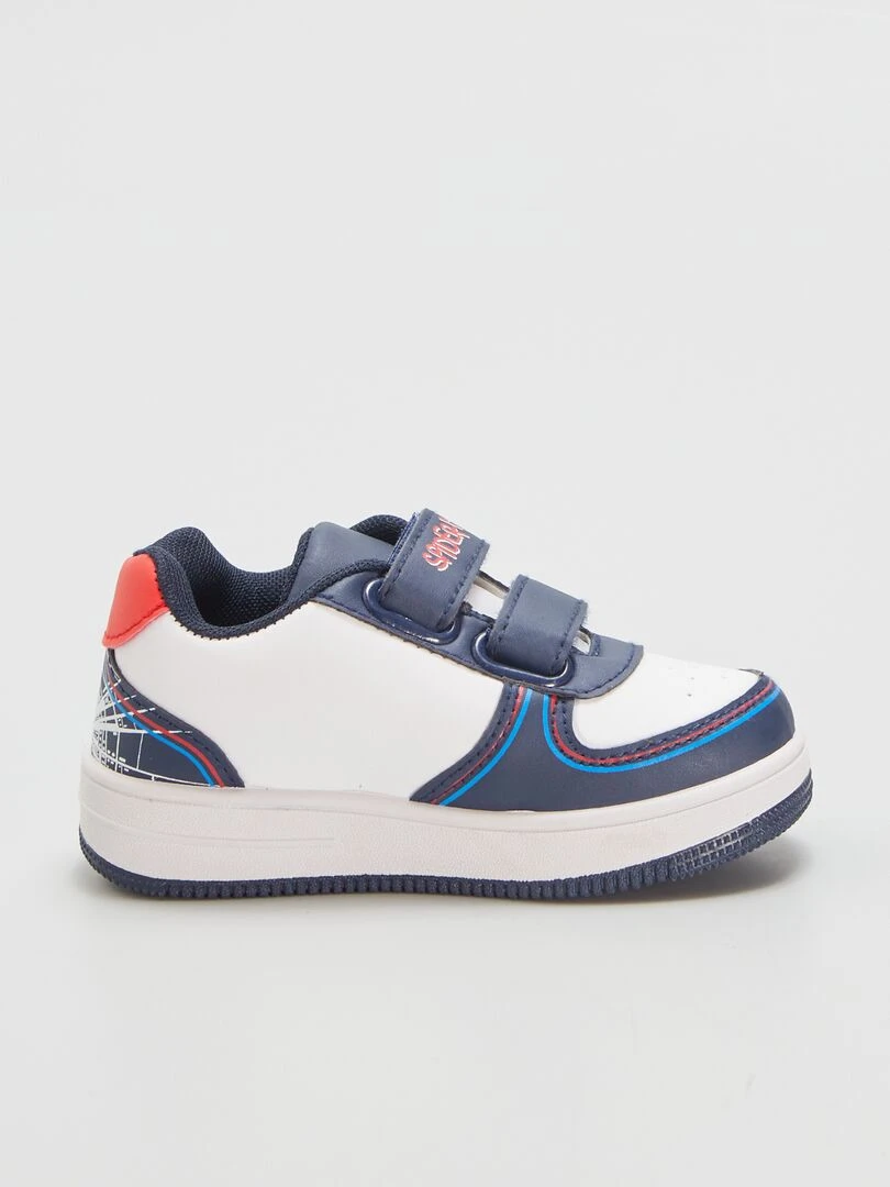 Baskets à scratchs 'Spider Man'   Bleu/rouge