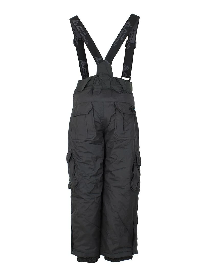 Pantalon de ski garçon ELTARO   PEAK MOUNTAIN   Noir Noir