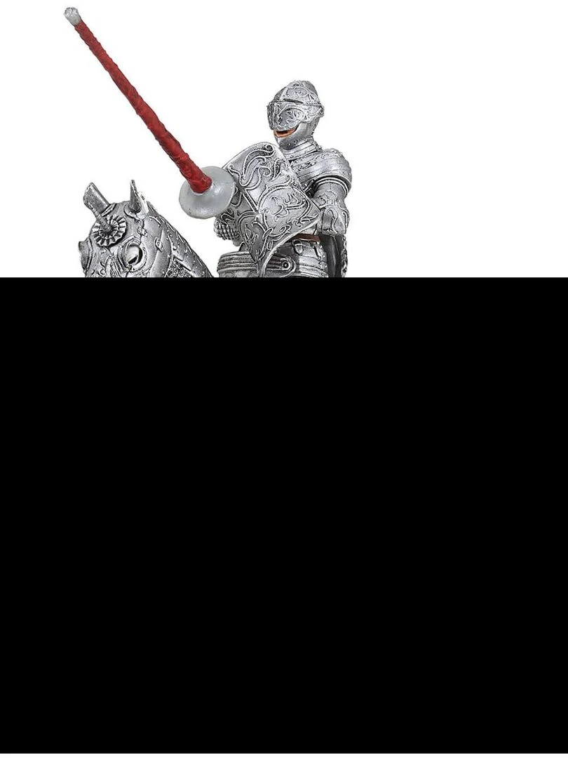 Figurine Cheval en armure   N/A