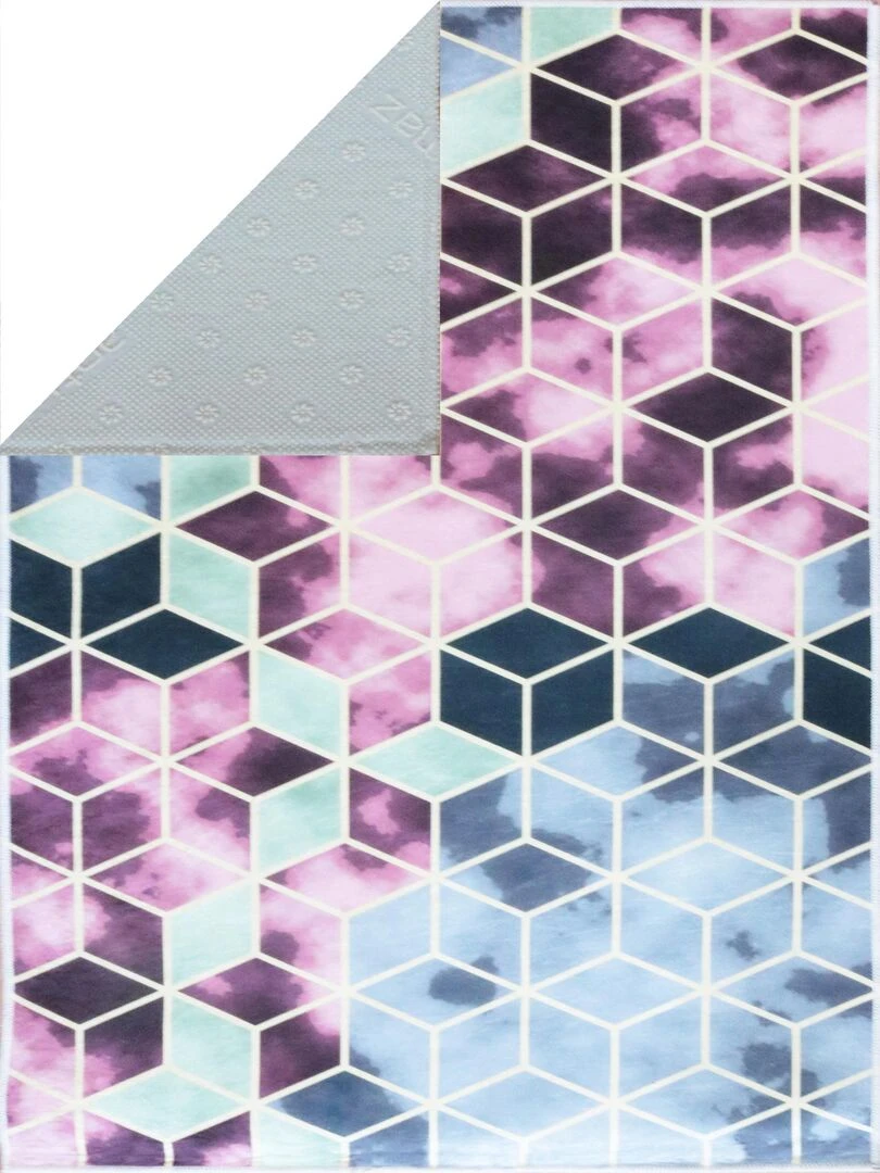 Tapis LUXE Doré  Rose   Rose