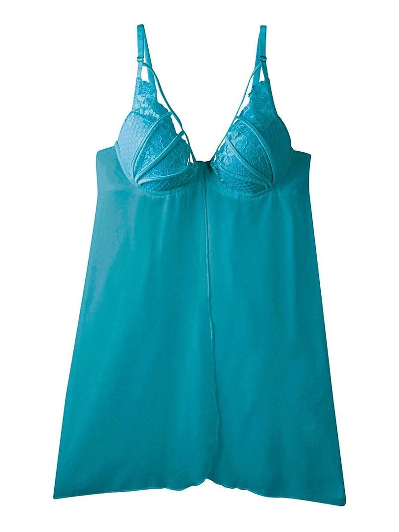 Babydoll VOLTIGE Pomm'Poire Bleu turquoise