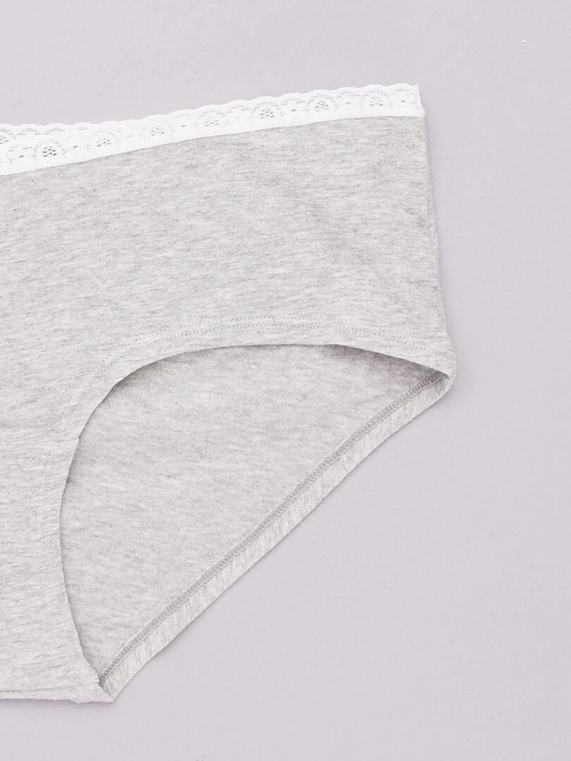 Lot de 3 shorties maternité   blanc/gris/marine