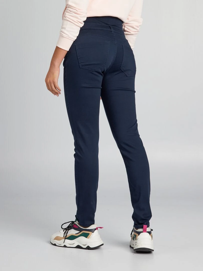 Pantalon en twill de grossesse   Bleu
