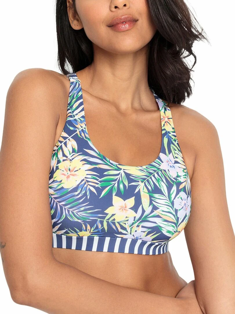 Haut maillot de bain brassière préformée Summer Bleu marine