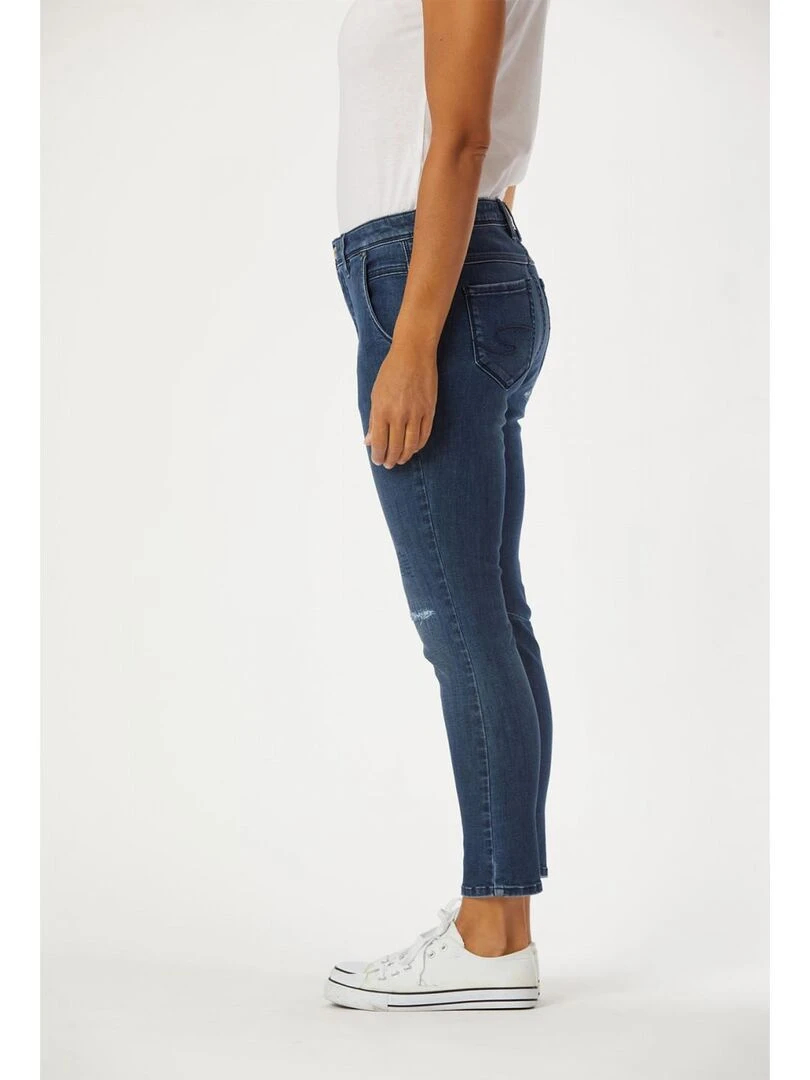 Lee Cooper   Jean coton ajustée JAZY   Bleu
