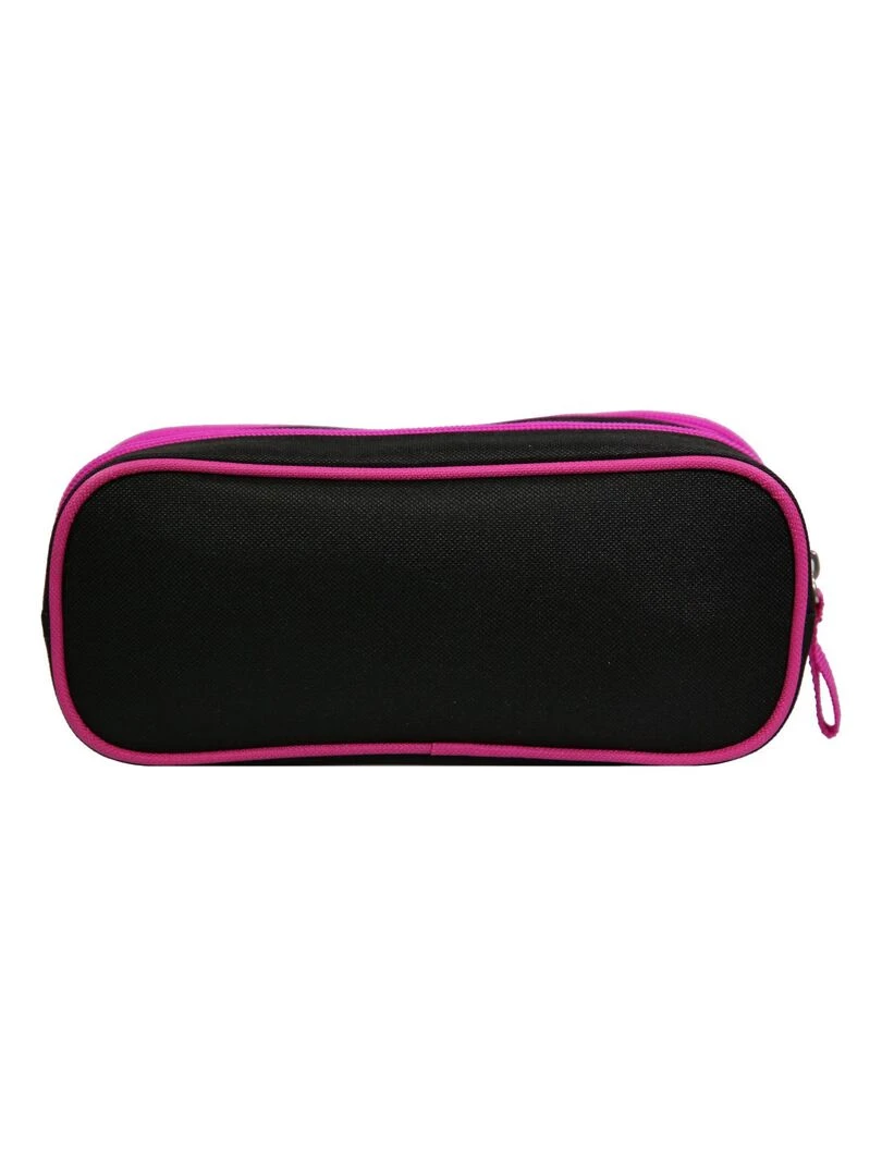 BAGTROTTER Trousse scolaire 2 compartiments Phileas Papillons Noire   Noir