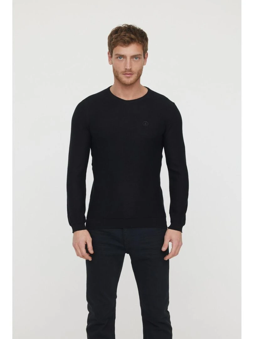 Lee Cooper Pull coton regular CIRO Noir