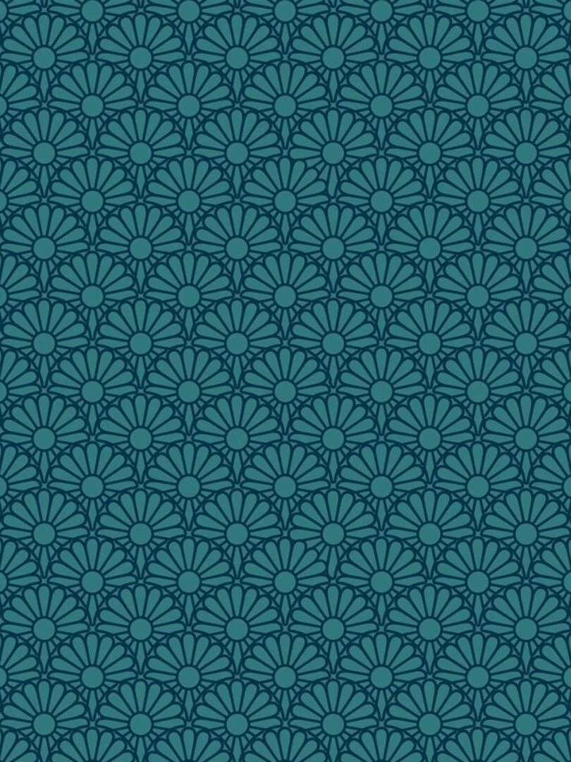 Housse de couette  Atsuko + taie(s) 100% coton 57 fils   Bleu