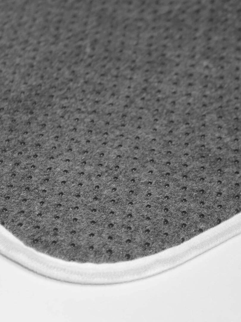 Tapis contour de WC 45 x 45 cm Labyrinthe   Bleu