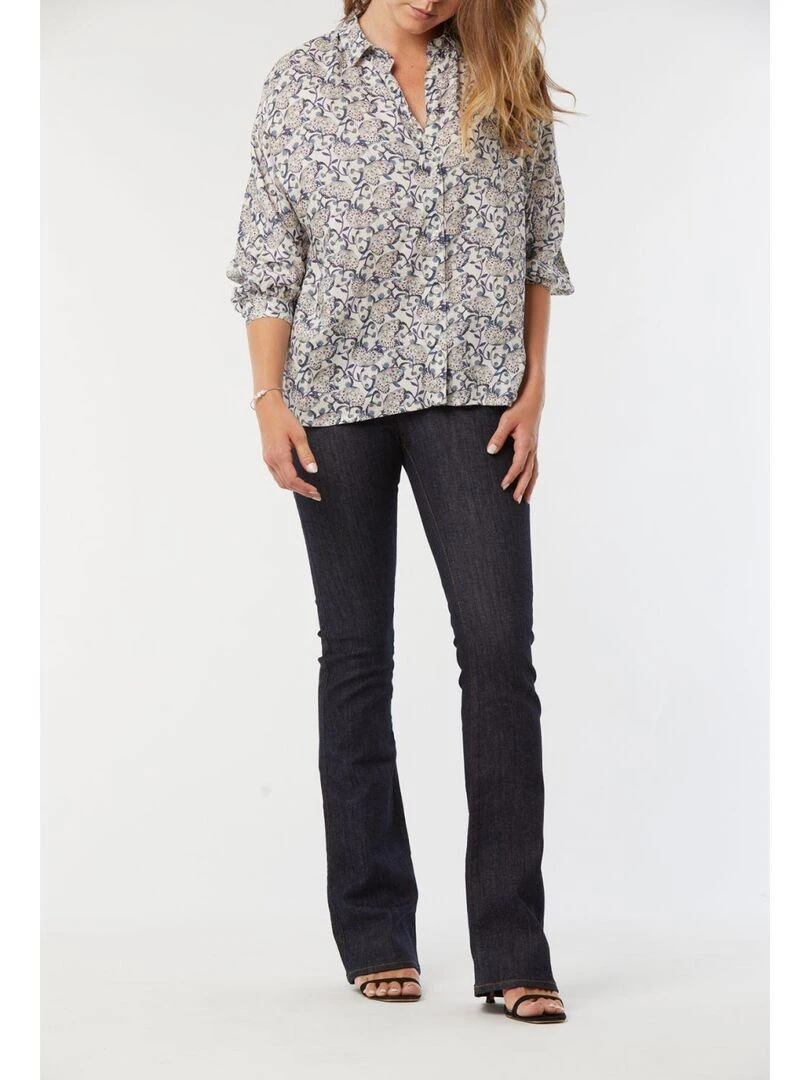 Lee Cooper   Jean coton boot cut JEDEN   Bleu