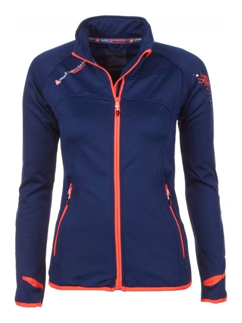 Blouson polarshell femme ACLIMATE Bleu Orange