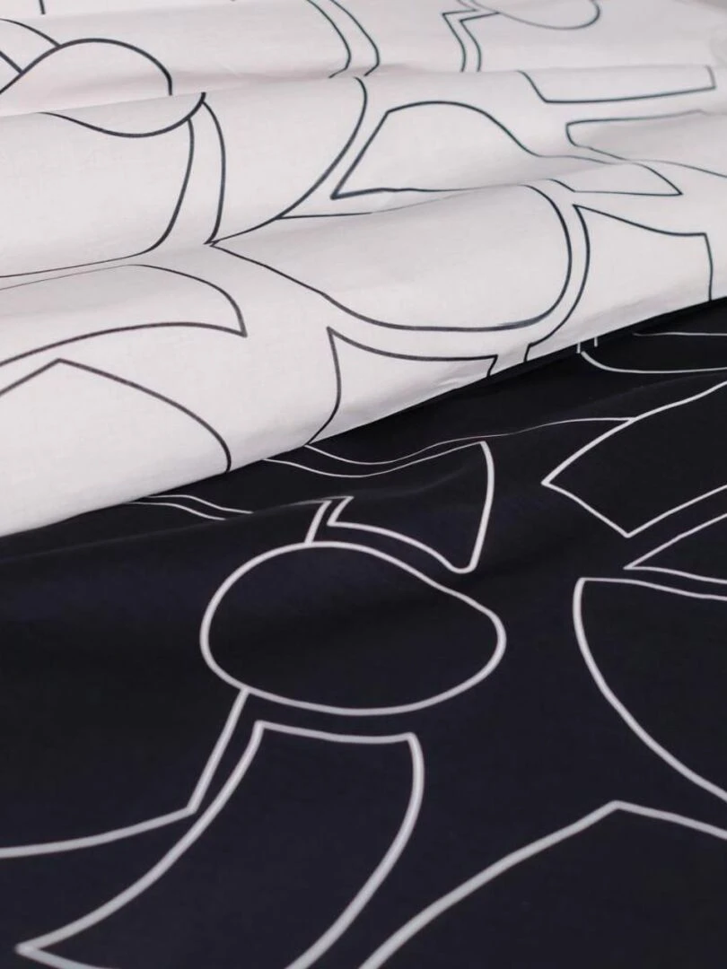 Housse de couette  Sunshine 13.6 + taie(s) 100% coton 57 fils   Blanc