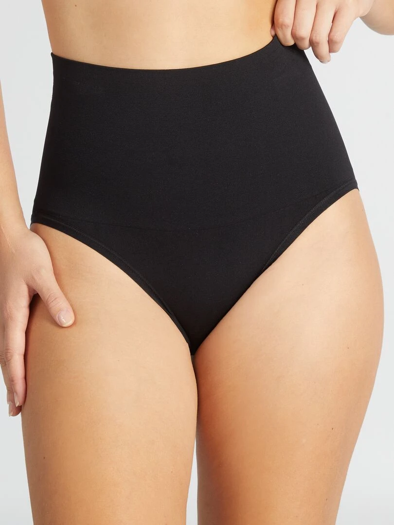 Culotte taille haute gainant   noir
