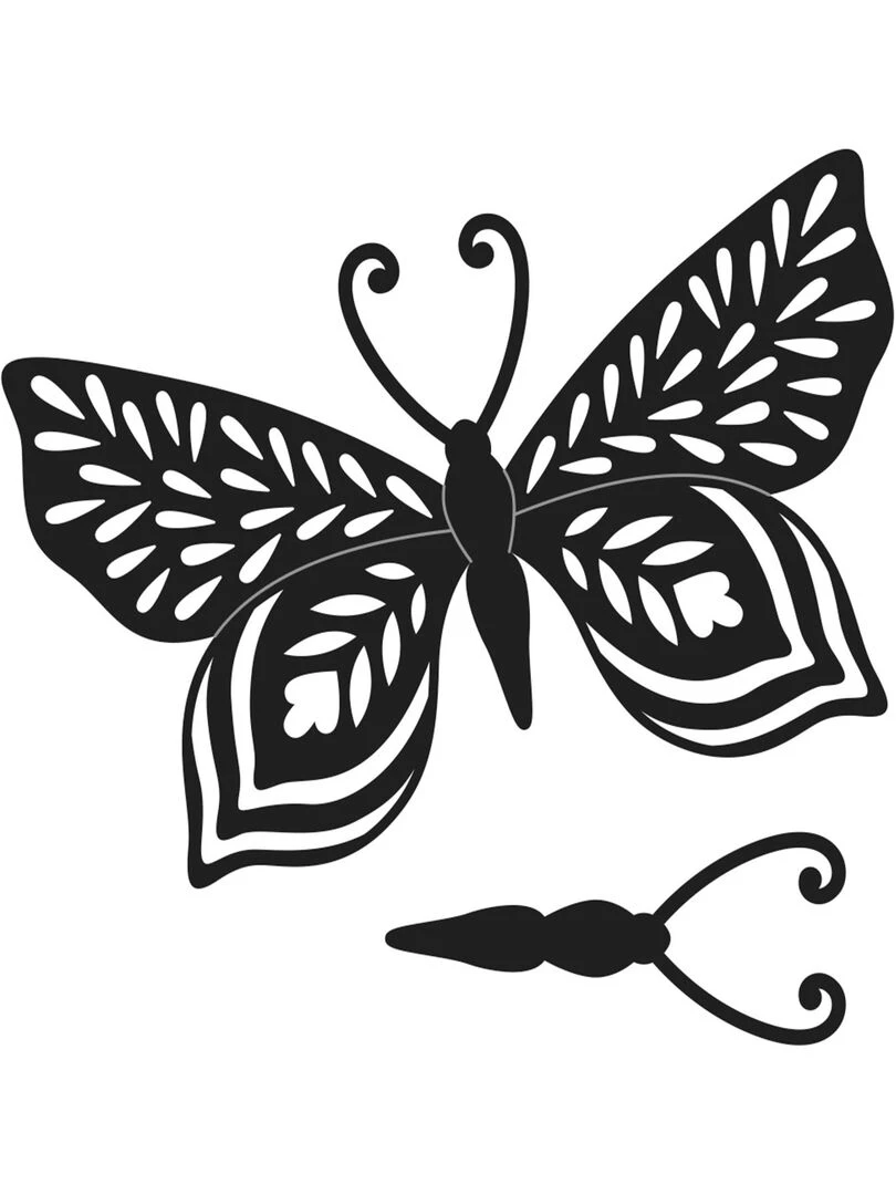Matrice de découpe papillon N/A