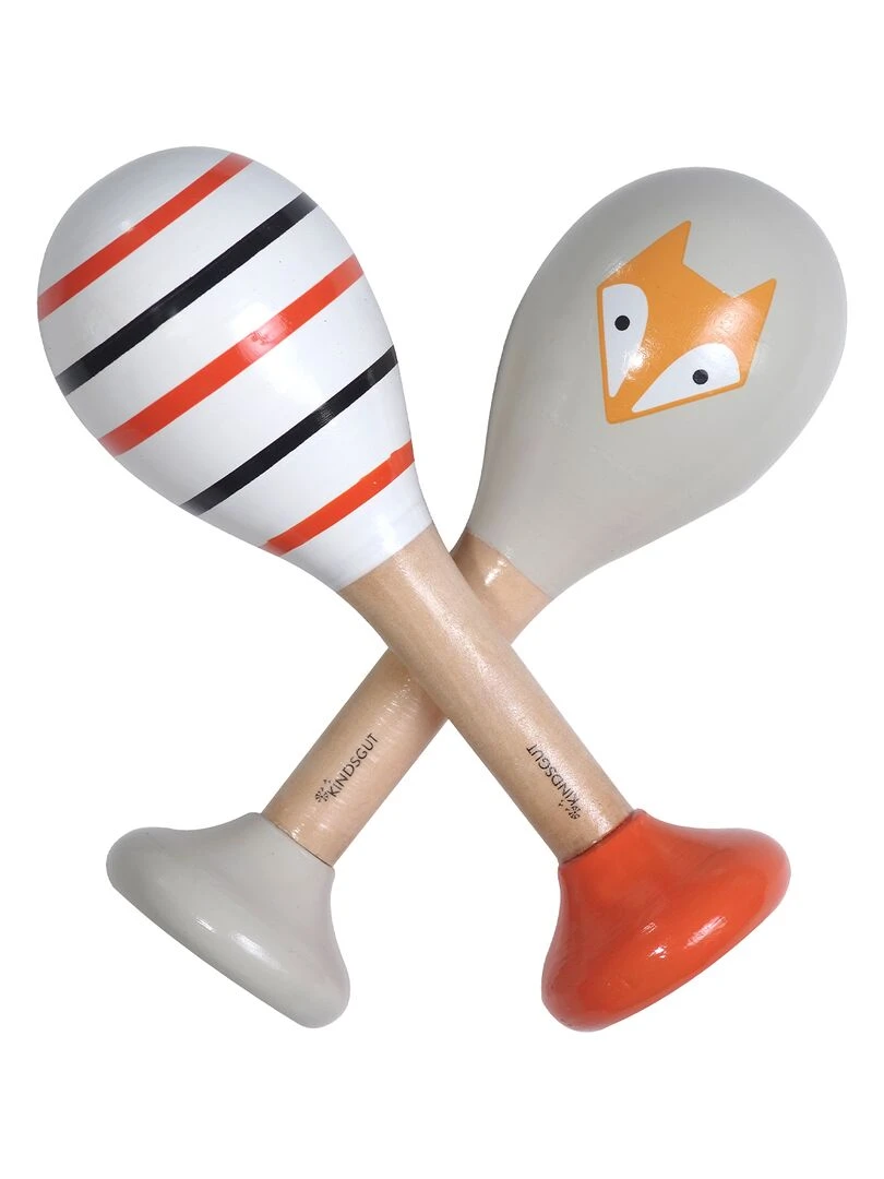 hochet renard et rayures   N/A