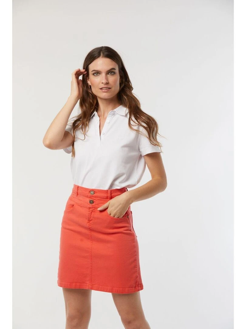 Lee Cooper Jupe coton regular POKA Orange