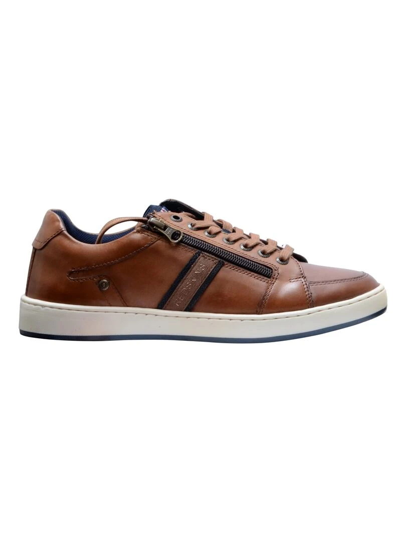 Basket Cuir Redskins Marial Bleu