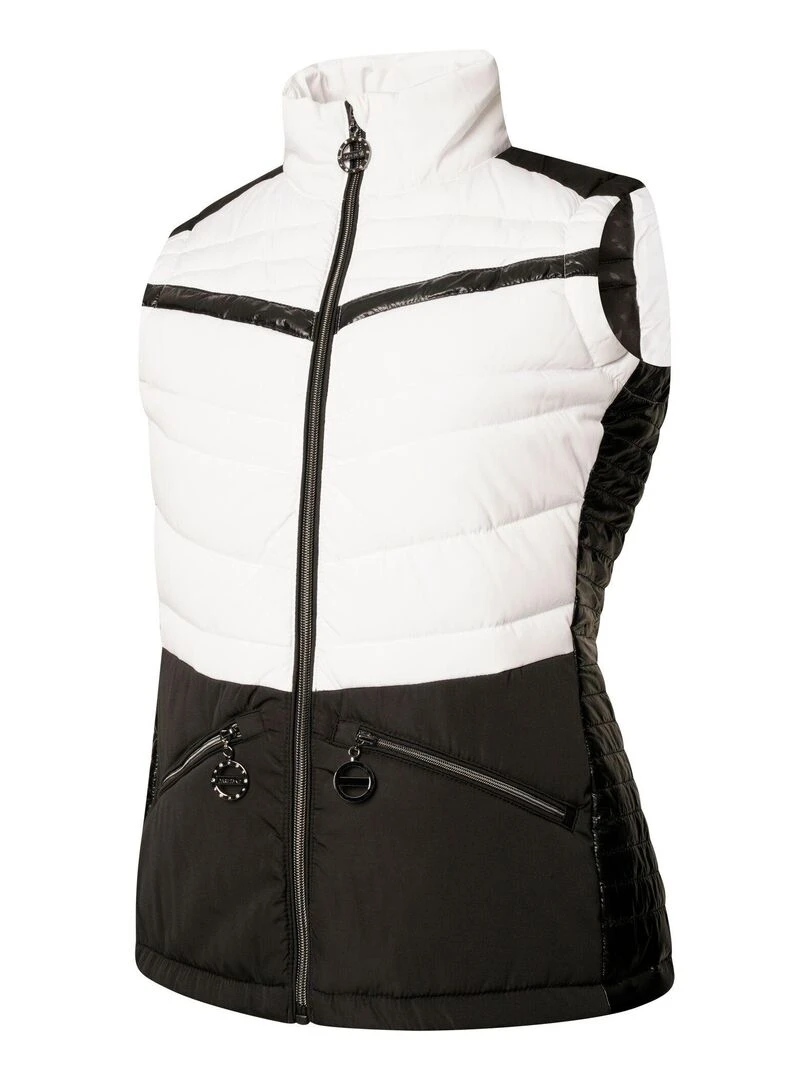 Dare 2B   Veste sans manches BURNISH   Blanc Noir