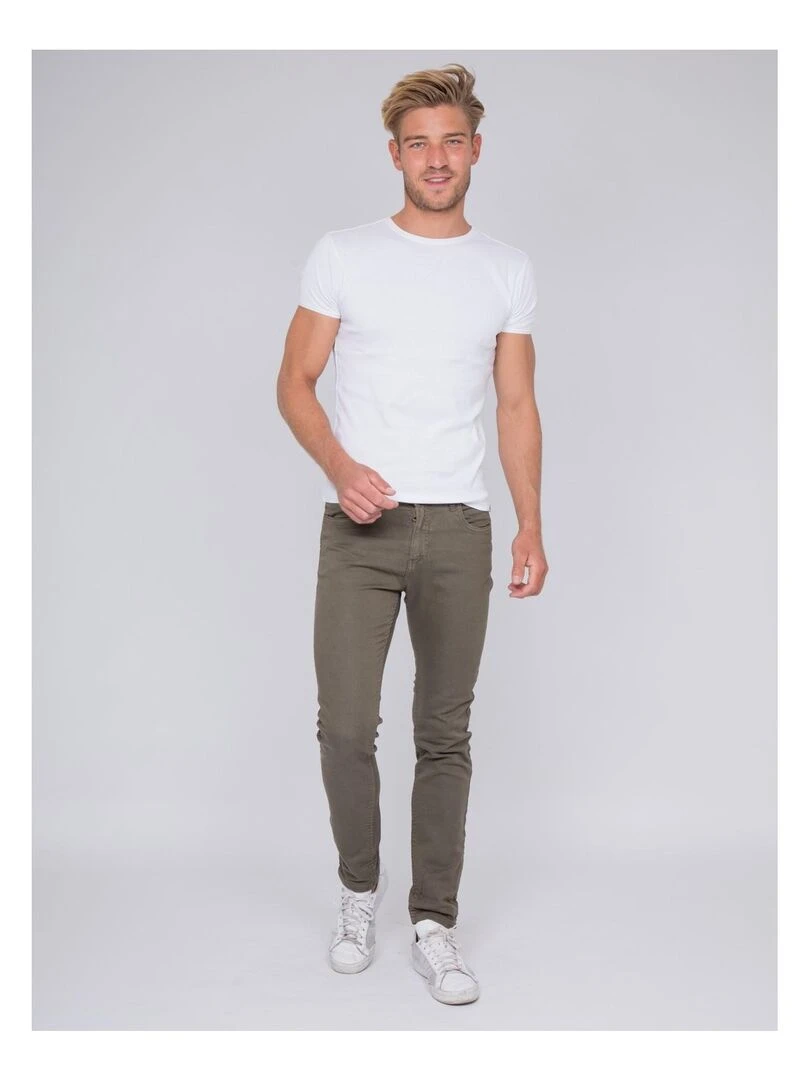 Pantalon 5 poches VAAS   Kaki
