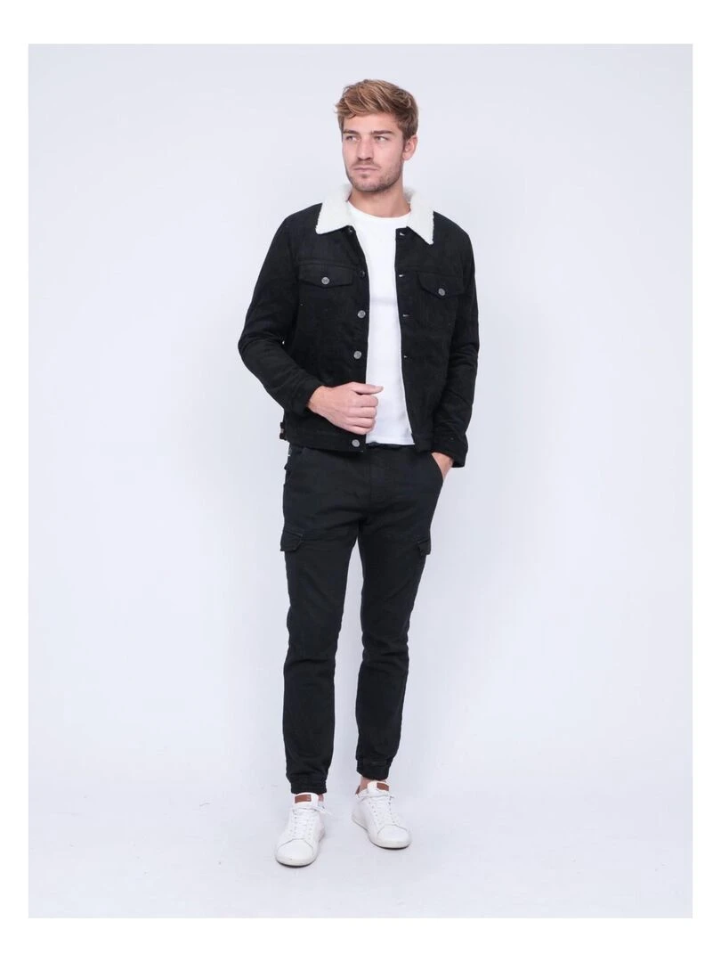 Blouson velours ZUCKY   Noir