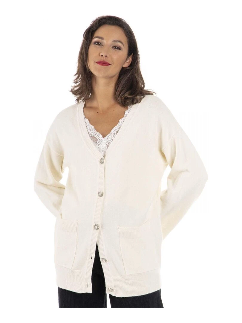 Gilet PAOLA Gérard Pasquier Ecru