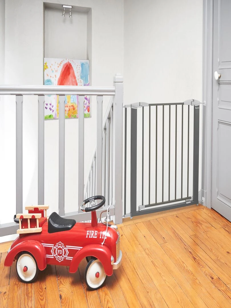 Extension Barrière De Sécurité 'safe And Lock Badabulle'   Blanc Gris