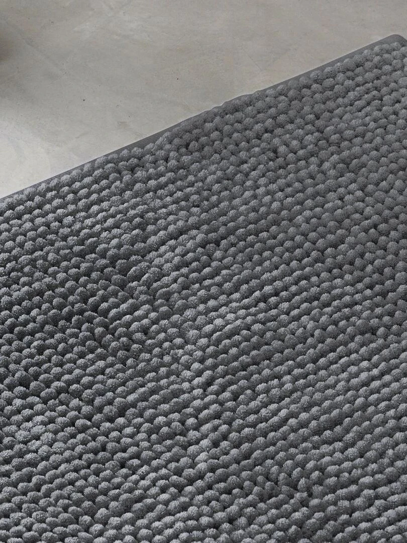 Tapis de bain Bubble uni 'ESSENTIAL' 'TODAY'   Gris