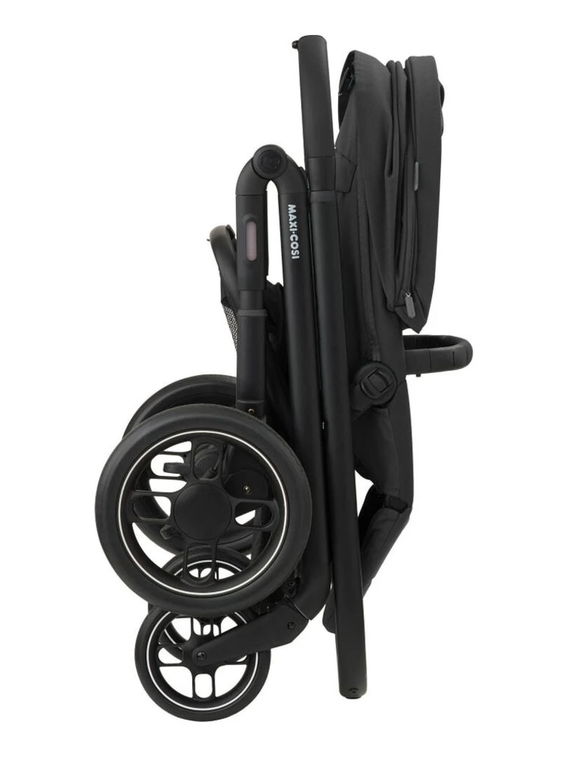 MAXI COSI poussette Duo combinée Plaza Plus  0 à 4 ans (22kg)  Nacelle incluse  Essential Black   Noir