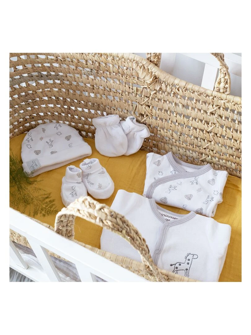 Trousseau de naissance bébé Kinousses   Blanc