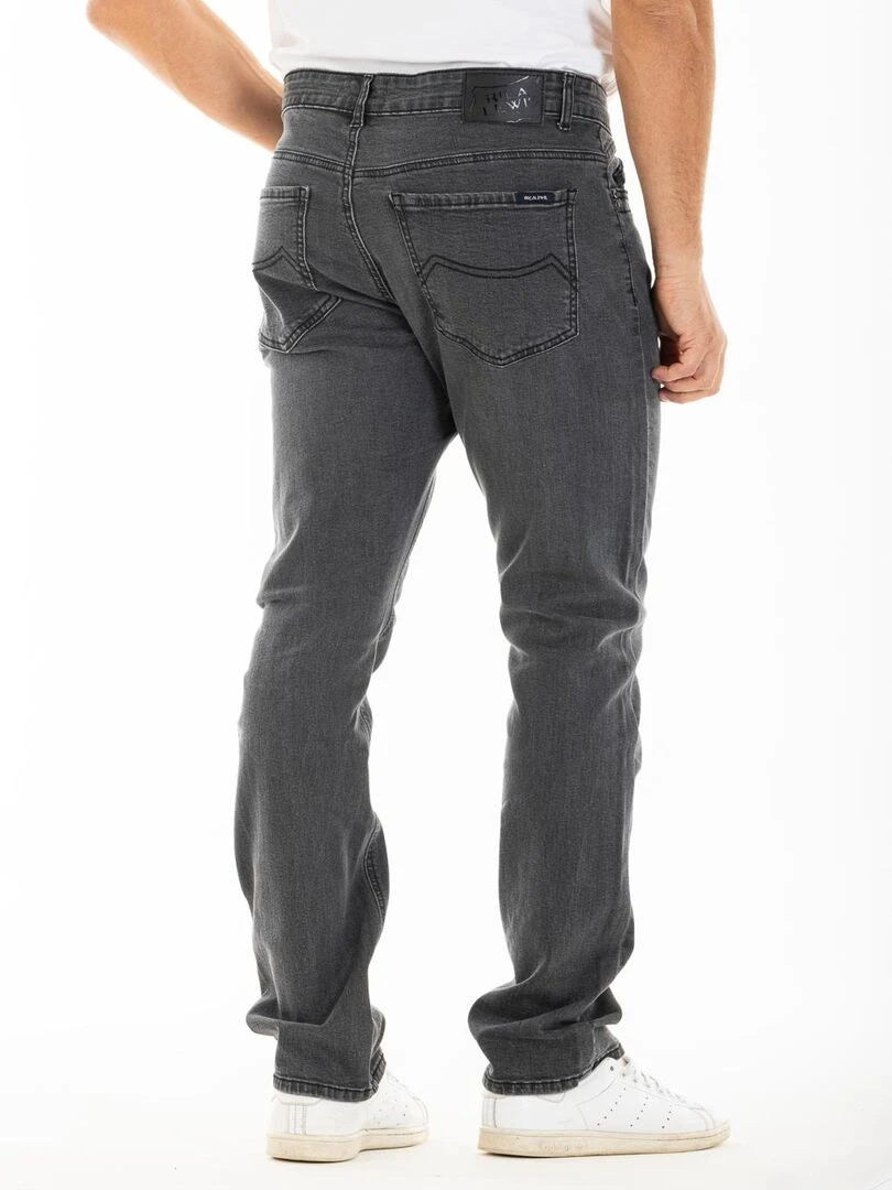 Jeans stretch RL70 Fibreflex® coupe droite tendance denim WARD 'Rica Lewis'   Gris