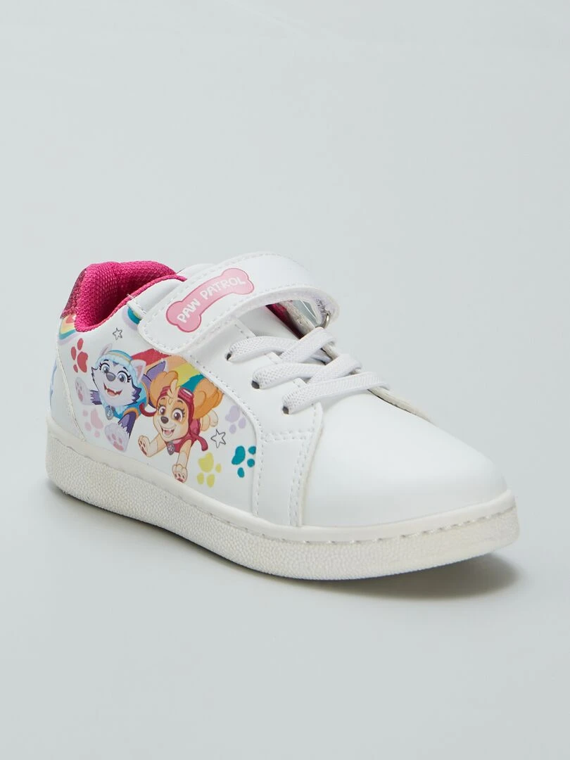 Baskets blanches 'Pat' Patrouille' blanc