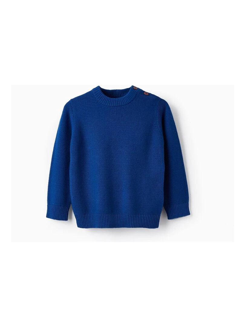 Pull en Maille pour Bébé Garçon ATLANTIC COMPANY Bleu foncé