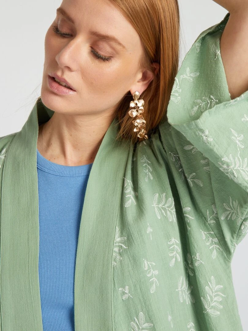 Kimono long   Vert