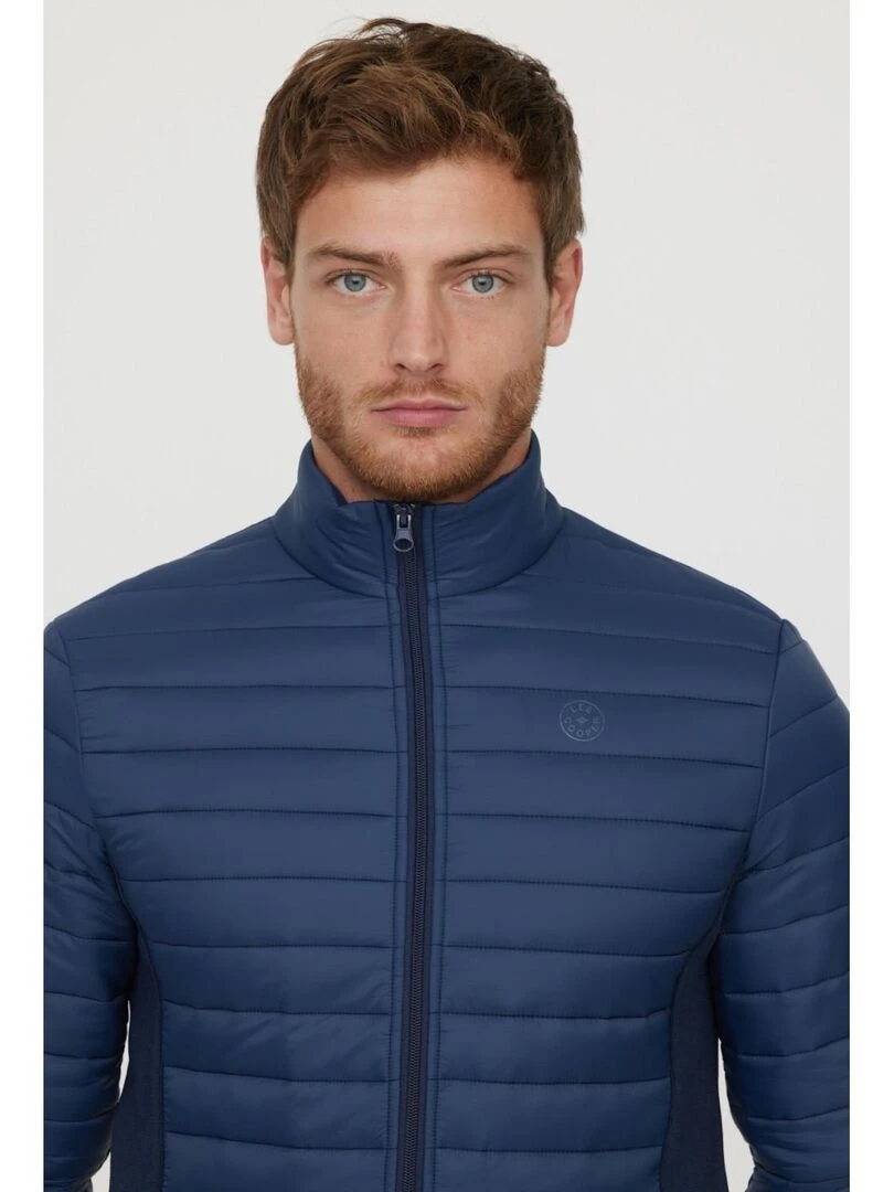 Lee Cooper   Doudoune nylon regular FRESHO   Bleu marine