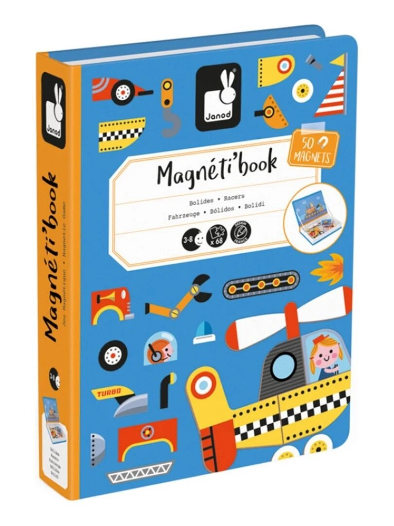 Jeu magnétique Magneti'Book Bolides   N/A
